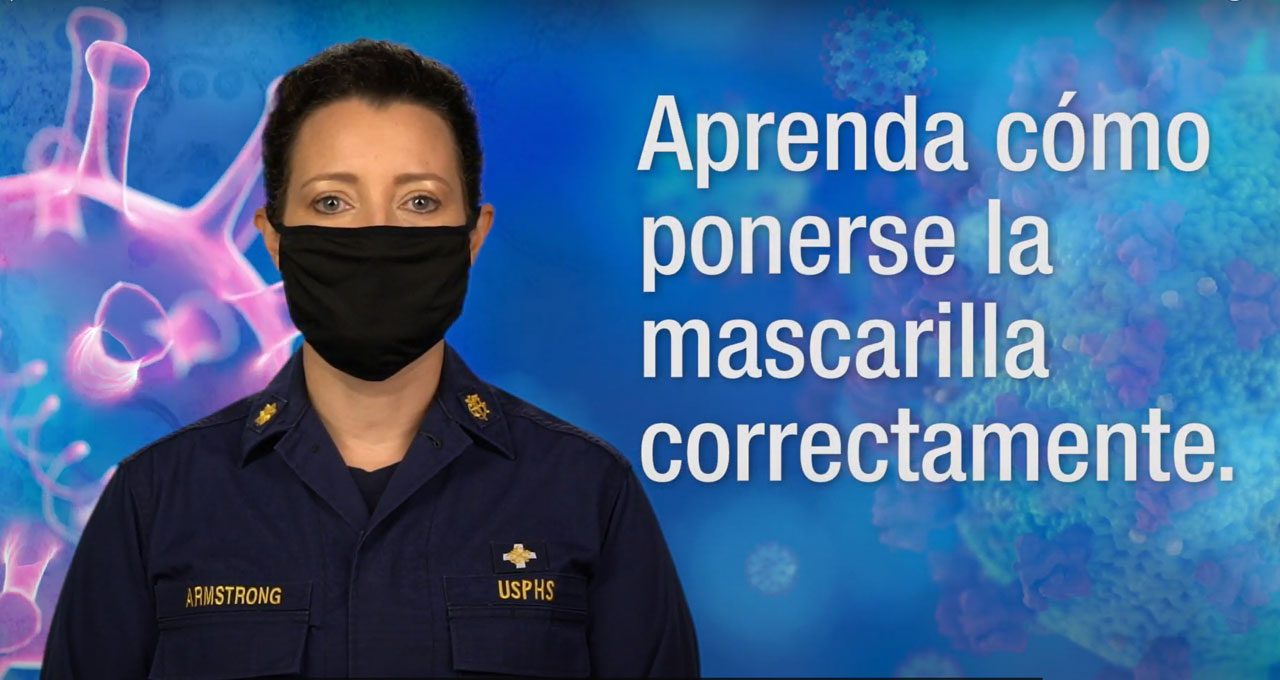 Ponte correctamente la mascara